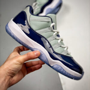 Air Jordan 11 Low Georgetown Grey Mist White-Midnight Navy For Sale