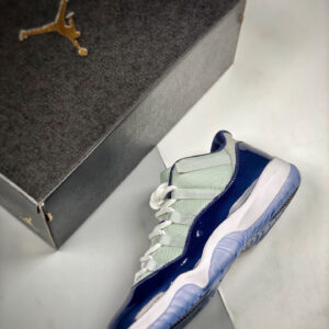 Air Jordan 11 Low Georgetown Grey Mist White-Midnight Navy For Sale