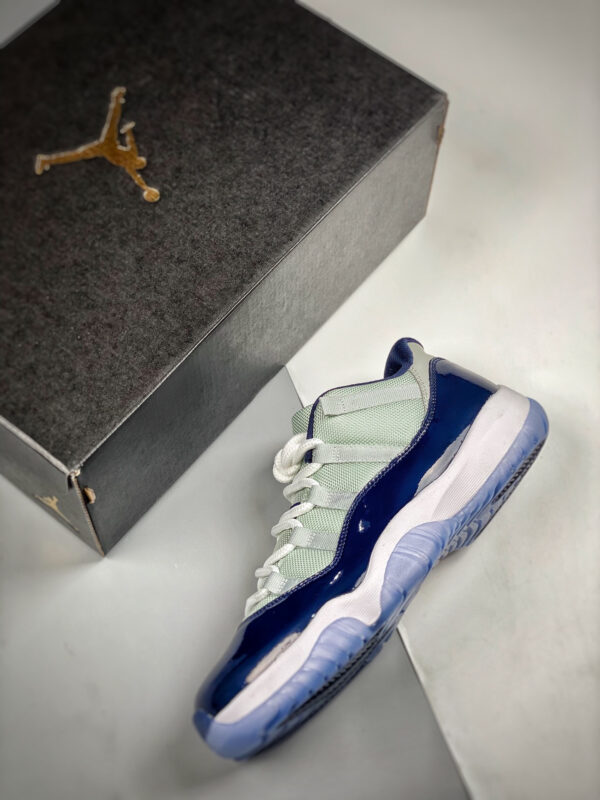 Air Jordan 11 Low Georgetown Grey Mist White-Midnight Navy For Sale