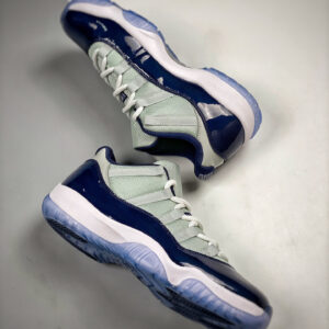 Air Jordan 11 Low Georgetown Grey Mist White-Midnight Navy For Sale