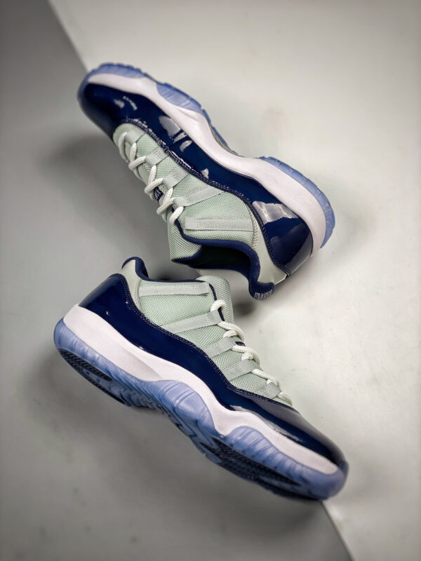 Air Jordan 11 Low Georgetown Grey Mist White-Midnight Navy For Sale