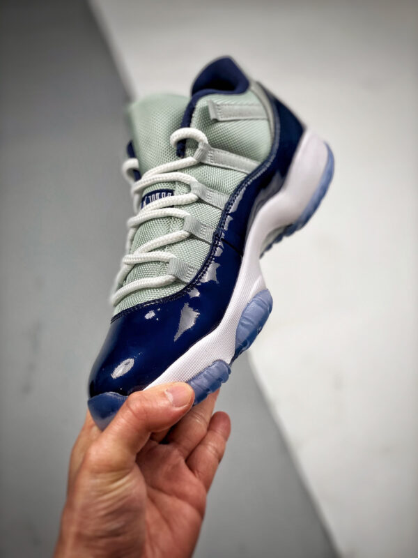 Air Jordan 11 Low Georgetown Grey Mist White-Midnight Navy For Sale
