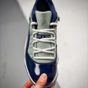 Air Jordan 11 Low Georgetown Grey Mist White-Midnight Navy For Sale
