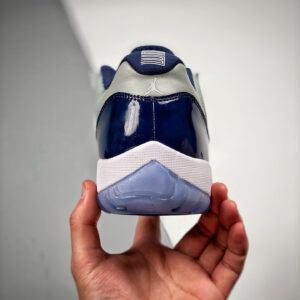 Air Jordan 11 Low Georgetown Grey Mist White-Midnight Navy For Sale