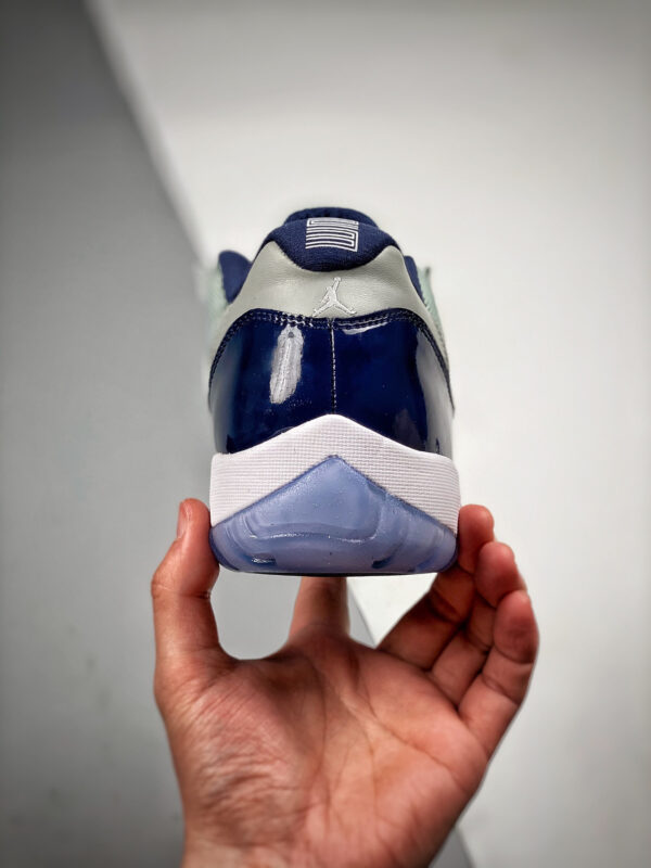 Air Jordan 11 Low Georgetown Grey Mist White-Midnight Navy For Sale