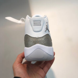 Air Jordan 11 White Metallic Silver-Vast Grey For Sale