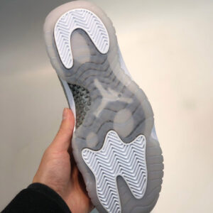 Air Jordan 11 White Metallic Silver-Vast Grey For Sale