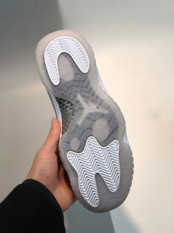 Air Jordan 11 White Metallic Silver-Vast Grey For Sale