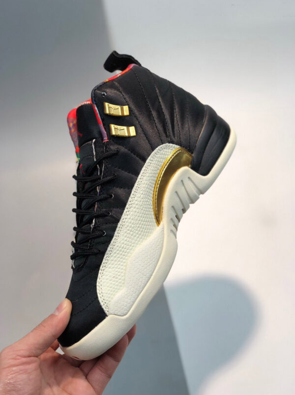 Air Jordan 12 CNY Black Sail-Metallic Gold-True Red