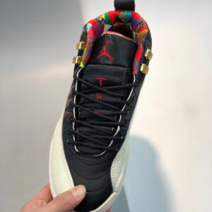 Air Jordan 12 CNY Black Sail-Metallic Gold-True Red