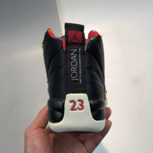 Air Jordan 12 CNY Black Sail-Metallic Gold-True Red
