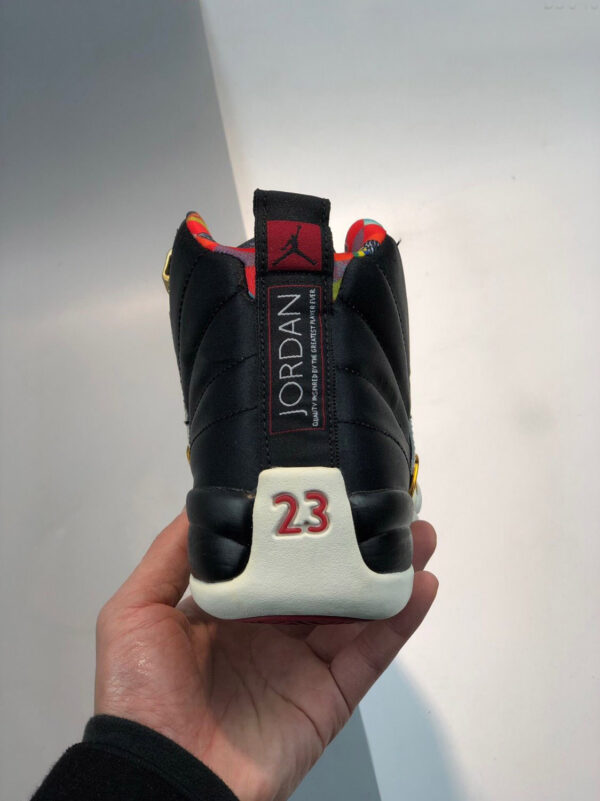 Air Jordan 12 CNY Black Sail-Metallic Gold-True Red