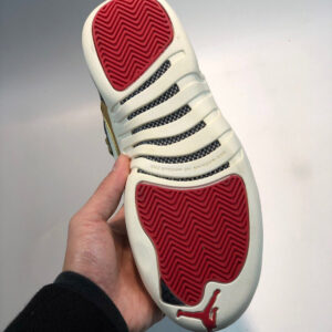 Air Jordan 12 CNY Black Sail-Metallic Gold-True Red