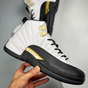 Air Jordan 12 Royalty White Black-Metallic Gold For Sale