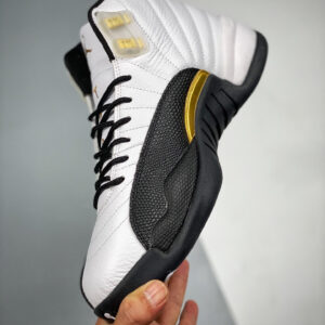 Air Jordan 12 Royalty White Black-Metallic Gold For Sale