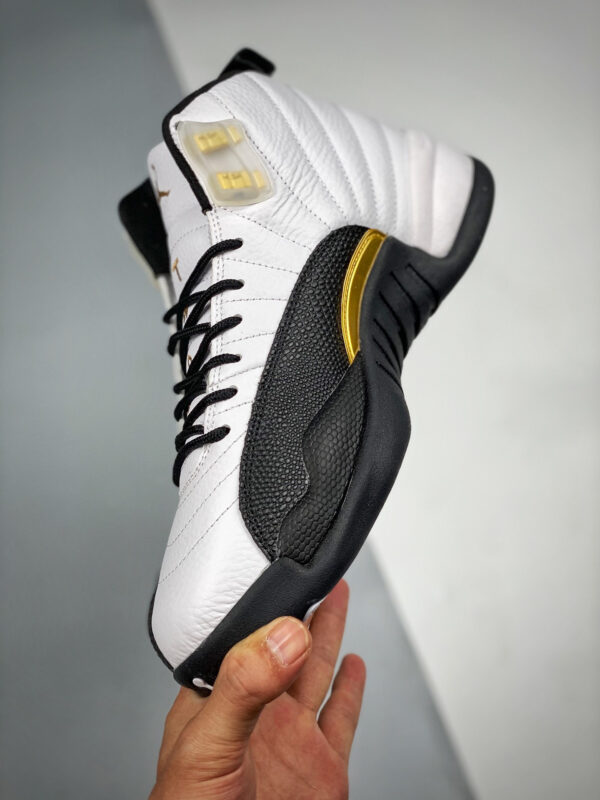 Air Jordan 12 Royalty White Black-Metallic Gold For Sale