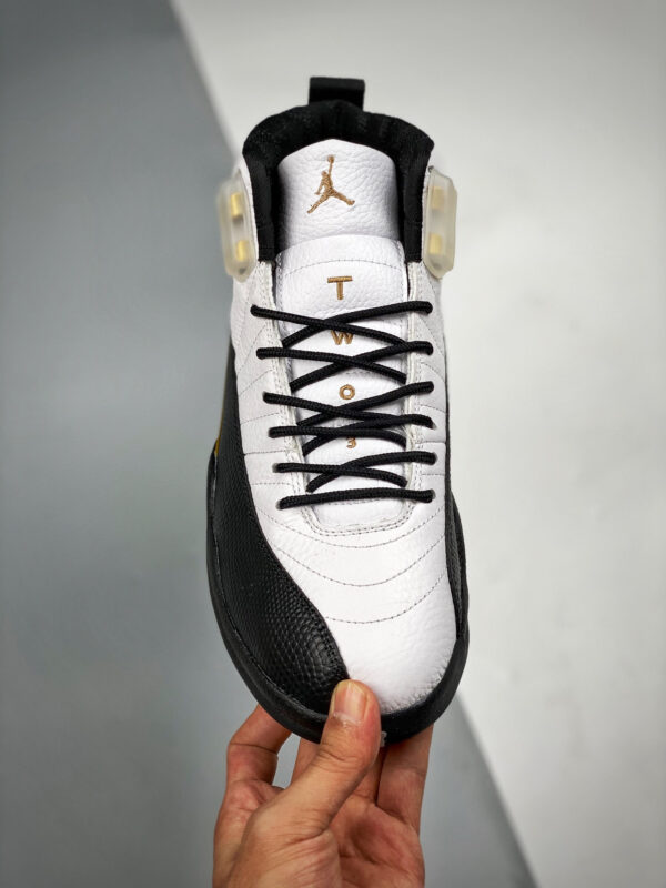 Air Jordan 12 Royalty White Black-Metallic Gold For Sale