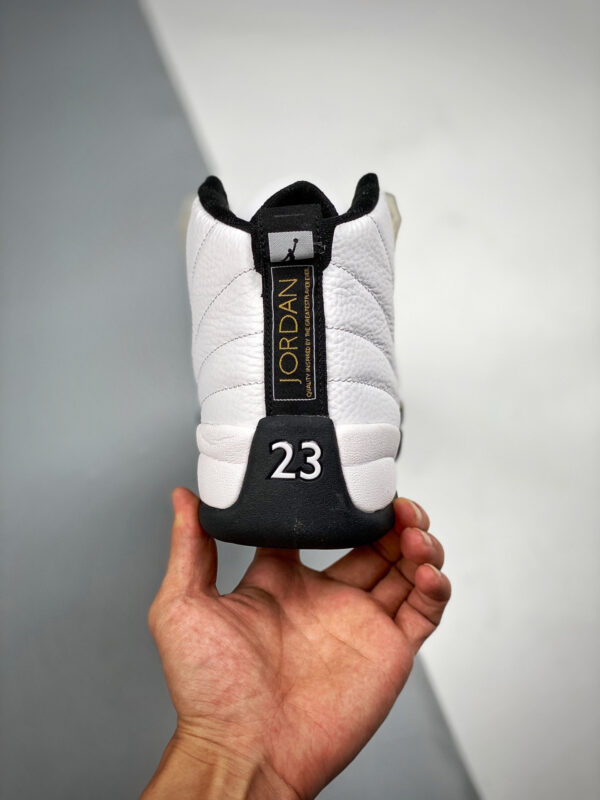 Air Jordan 12 Royalty White Black-Metallic Gold For Sale