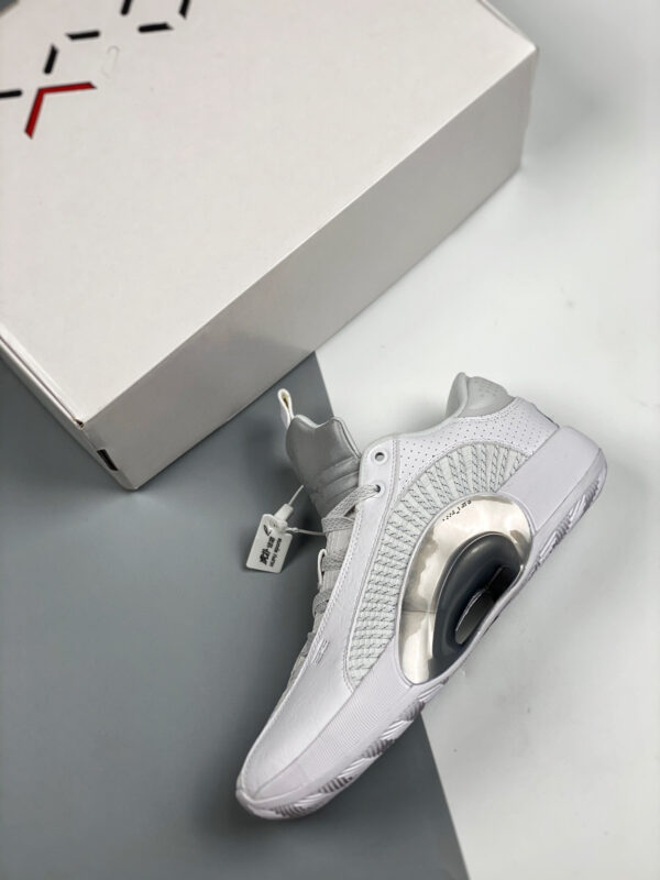 Air Jordan 35 Low White White-Metallic Silver On Sale