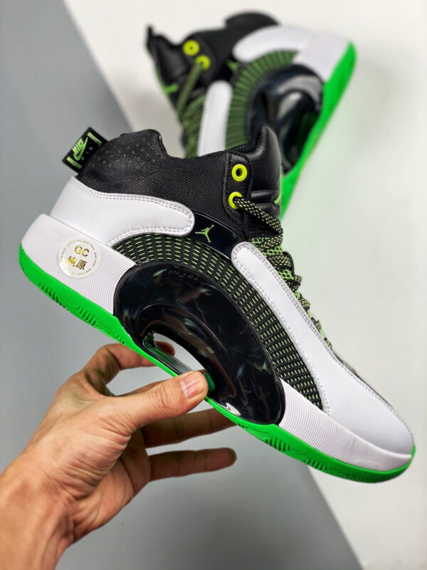 Air Jordan 35 White Black Green On Sale