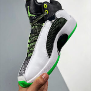 Air Jordan 35 White Black Green On Sale