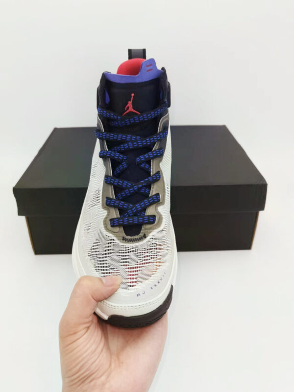 Air Jordan 37 Light Bone Fire Red-Black-Dark Concord On Sale