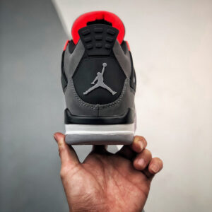 Air Jordan 4 Infrared Dark Grey Infrared 23-Black-Cement Grey For Sale