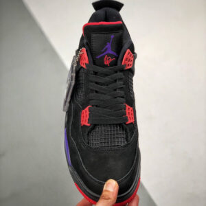 Air Jordan 4 NRG Raptors Black University Red-Court Purple For Sale