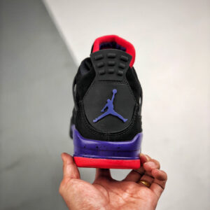 Air Jordan 4 NRG Raptors Black University Red-Court Purple For Sale