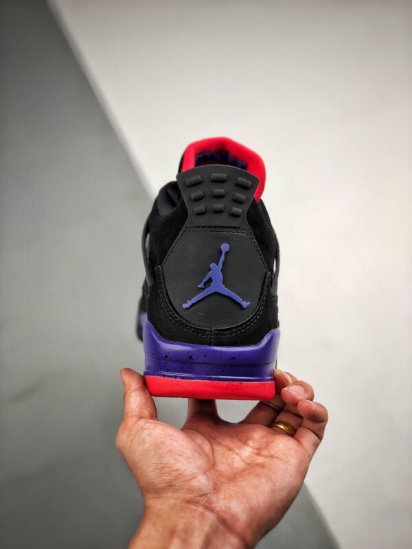 Air Jordan 4 NRG Raptors Black University Red-Court Purple For Sale