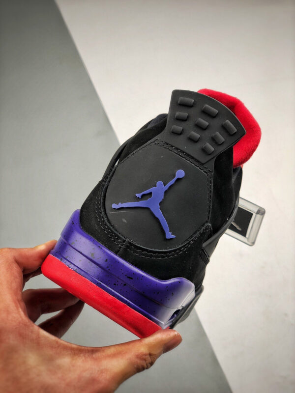 Air Jordan 4 NRG Raptors Black University Red-Court Purple For Sale