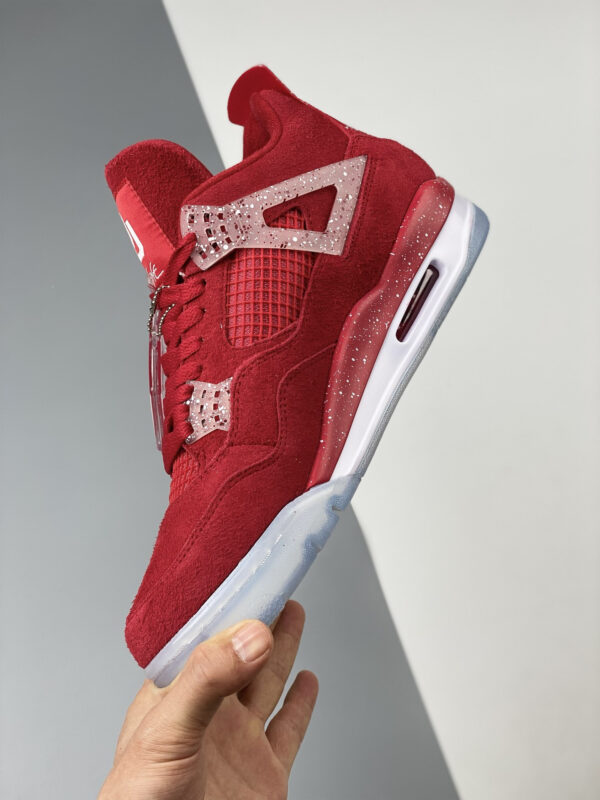 Air Jordan 4 Oklahoma Sooners PE Red Suede For Sale