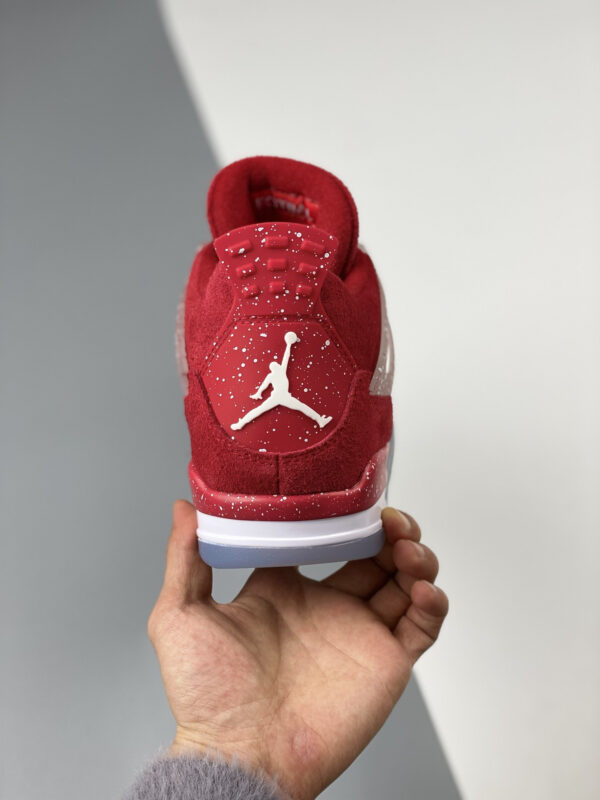 Air Jordan 4 Oklahoma Sooners PE Red Suede For Sale