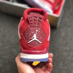 Air Jordan 4 Oklahoma Sooners PE Red Suede For Sale