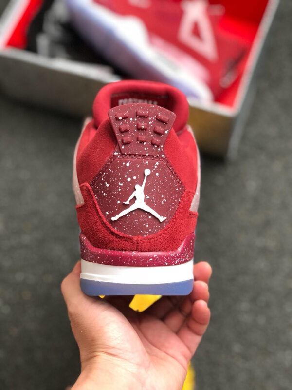 Air Jordan 4 Oklahoma Sooners PE Red Suede For Sale