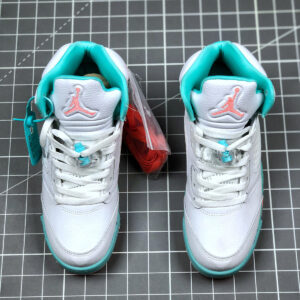 Air Jordan 5 Crimson Pule Light Aqua-Black 440892-100 For Sale