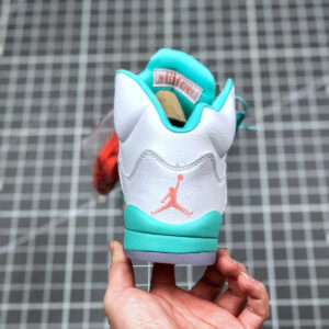 Air Jordan 5 Crimson Pule Light Aqua-Black 440892-100 For Sale