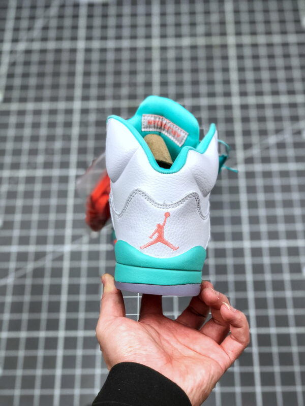 Air Jordan 5 Crimson Pule Light Aqua-Black 440892-100 For Sale