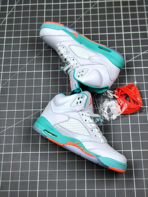 Air Jordan 5 Crimson Pule Light Aqua-Black 440892-100 For Sale