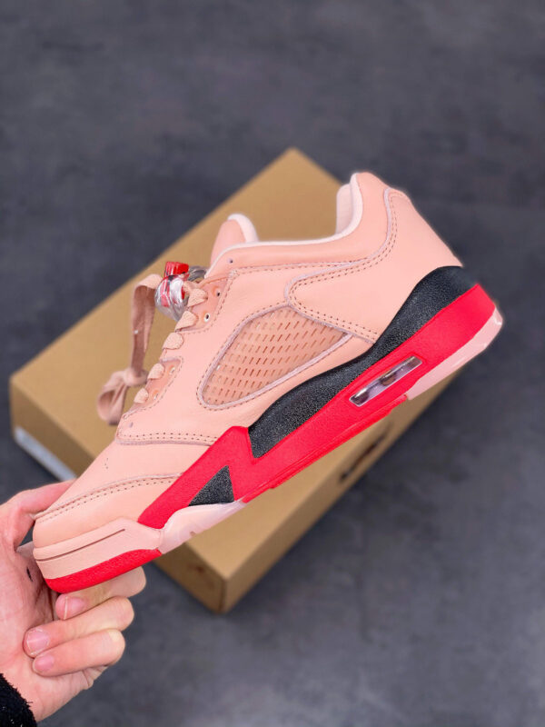 Air Jordan 5 Low Arctic Orange Siren Red-Black For Sale