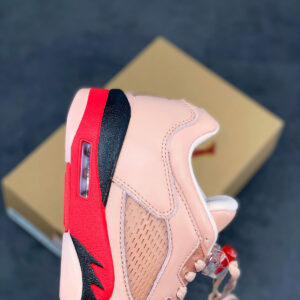 Air Jordan 5 Low Arctic Orange Siren Red-Black For Sale