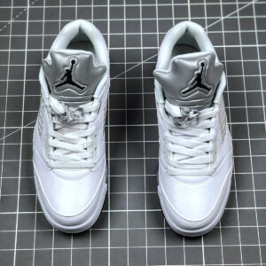 Air Jordan 5 Low White Black-Wolf Grey 819172-122 For Sale