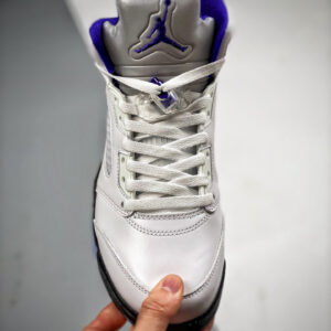 Air Jordan 5 White Dark Concord-Black For Sale