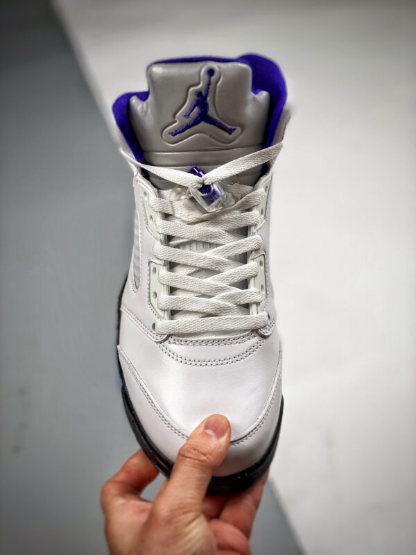 Air Jordan 5 White Dark Concord-Black For Sale