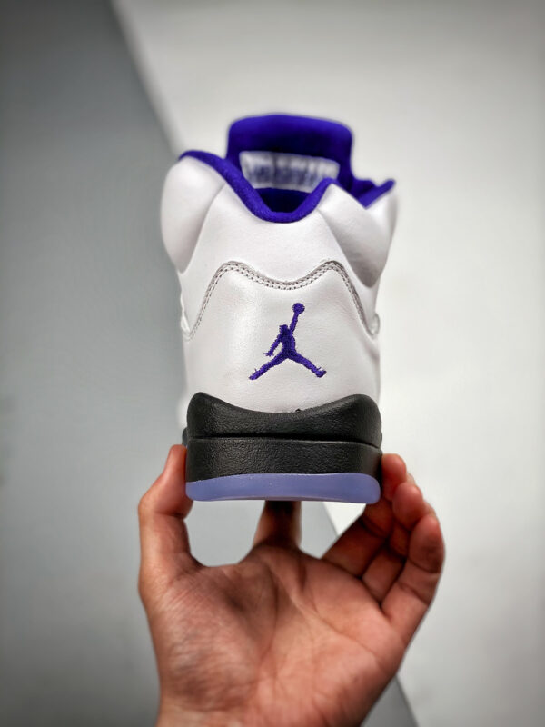 Air Jordan 5 White Dark Concord-Black For Sale