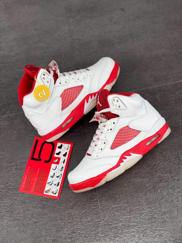 Air Jordan 5 White Pink Foam-Gym Red 440892-106 For Sale