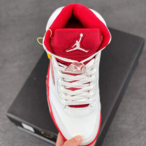 Air Jordan 5 White Pink Foam-Gym Red 440892-106 For Sale