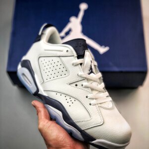 Air Jordan 6 Low White Midnight Navy For Sale