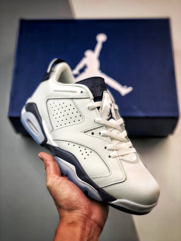 Air Jordan 6 Low White Midnight Navy For Sale