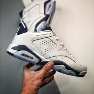 Air Jordan 6 Low White Midnight Navy For Sale